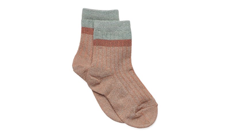 MP DENMARK Norma Glitter Socks - MAPLE SUGAR - 33/36 – kuva 1/2