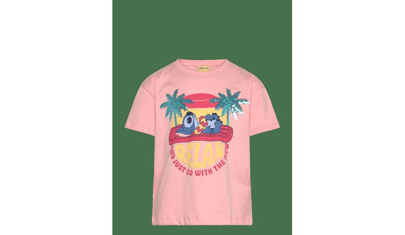 LILO & STITCH Tshirt - PINK - 104