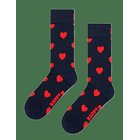 HAPPY SOCKS Heart Sock - NAVY - 41-46