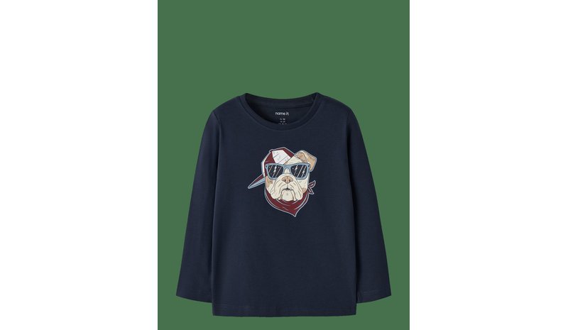 NAME IT Nmmvux Ls Top - NAVY BLAZER - 104 – kuva 2/4