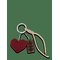 MANGO Charms Key Ring - DARK RED - One Size – kuva 1