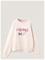 MANGO Embroidered Cotton Sweatshirt - PINK - 5-6 – kuva 1