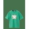 MANGO Printed Cotton-Blend T-Shirt - GREEN - 152 – kuva 2