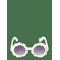 LINDEX Sunglasses - LIGHT DUSTY WHITE - One Size – kuva 1