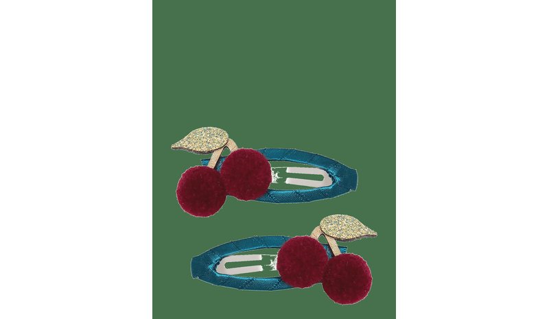 MIMI & LULA 2 Clic Clacs - Large Pom Pom Cherries - MULTI - One Size – kuva 1/2