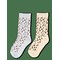 MANGO 2 Pack Printed Socks - LT-PASTEL BLUE - 28-30 – kuva 1