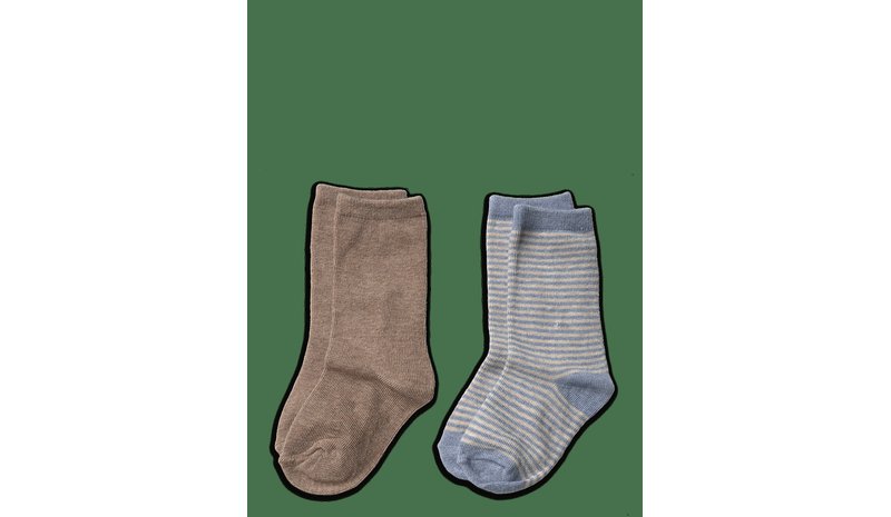 MANGO 2 Pack Ribbed Socks - LT-PASTEL BLUE - 94 – kuva 1/3