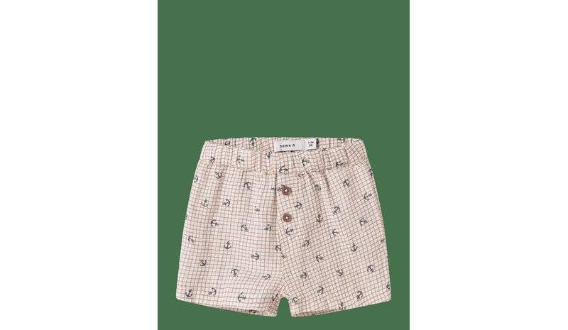 NAME IT Nbmfront Shorts - CLOUD DANCER - 74 – kuva 1/2