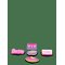 CROCS Barbie Retro 5 Pck - WHITE - One Size – kuva 1