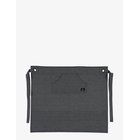 NOBLE HOUSE Waist Apron Ronja Recycled - BLACK - 65X75 cm x 1.5