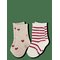 MANGO 2 Pack Printed Socks - RED - 94 – kuva 1