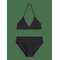 LINDEX Bikini Triangle Rib - BLACK - 128 – kuva 1
