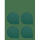 AYTM Stilla Coaster (Set Of 4) - FOREST - One Size
