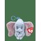 TY Dumbo - Floppy Clip - GREY - 9.5 cm – kuva 1
