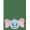 TY Dumbo - Elephant - Bnce - GREY/BLUE - 10 – kuva 1