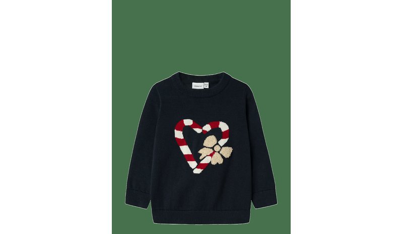 NAME IT Nmfreamo Ls Knit - NAVY BLAZER - 92 – kuva 1/2
