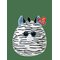 TY Xander - Zebra Squish 25Cm - WHITE/BLACK - 25 cm – kuva 1
