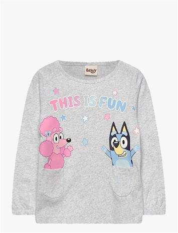 BLUEY Tshirt - LGREY - 116