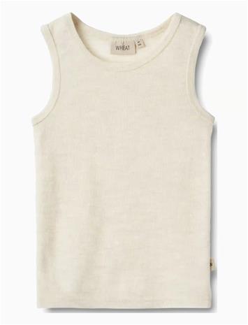 WHEAT Wool Singlet Iggy - EGGSHELL MELANGE - 98