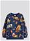 LINDEX Sweatshirt With Brushed Inside - DARK BLUE - 116 – kuva 1
