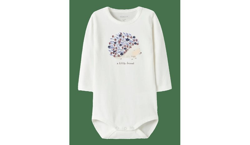 NAME IT Nbfohello Ls Body - CLOUD DANCER - 50 – kuva 1/2