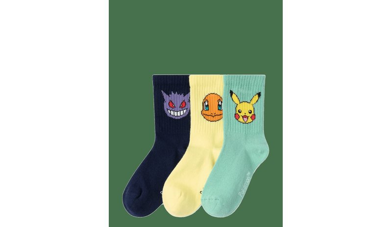 LINDEX 3-Pack Pokémon Socks - DARK BLUE - 22/24 – kuva 1/2