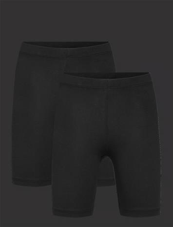 NAME IT Nkfvivian 2P Solid Short Legging Noos - BLACK - 146-152