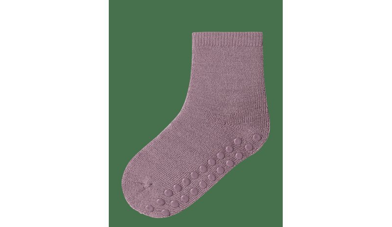 NAME IT Nmfwaksi Wo/Bl Terry Sock W/Non Skid - TOADSTOOL - 22-24 – kuva 1/2