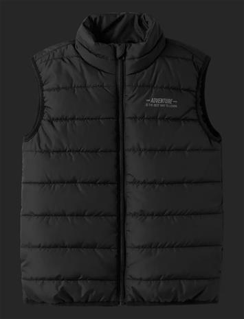 name it Nkmmylane Vest Basic Noos - Black - 164
