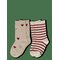 MANGO Pack Of 2 Ribbed Patterned Socks - RED - 31-34 – kuva 1