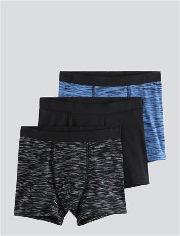 Lindex 3-Pack Boxer Shorts - Black - 158/164