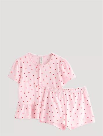 LINDEX Pyjama Set - LIGHT PINK - 92