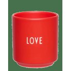 DESIGN LETTERS Mini Cup Love & Friendship - CHERRY TOMATO - 10 CL