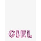 JOKER Foil Balloon Text Girl 40 Cm - PINK - 40 cm