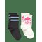 MINI RODINI Ufo 2-Pack Baby Socks - MULTI - 16/19 – kuva 1