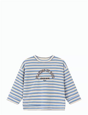 Fliink Alvin Stripe Sweatshirt - Blue - 122
