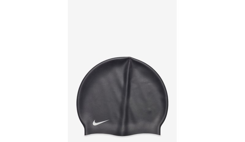 NIKE SWIM Nike Solid Silicone Youth Cap - BLACK - One Size – kuva 1/2
