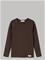 MARMAR COPENHAGEN Plain Tee Ls - DARK ROAST - 116 – kuva 1