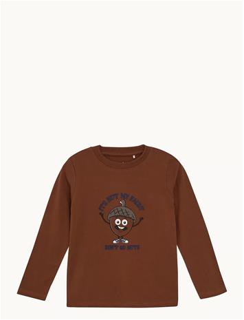 MINYMO T-Shirt Ls - CINNAMON - 110