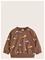 LINDEX Sweatshirt With Brushed Inside - BROWN - 104 – kuva 1