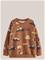 LINDEX Sweatshirt With Brushed Inside - BROWN - 104 – kuva 2