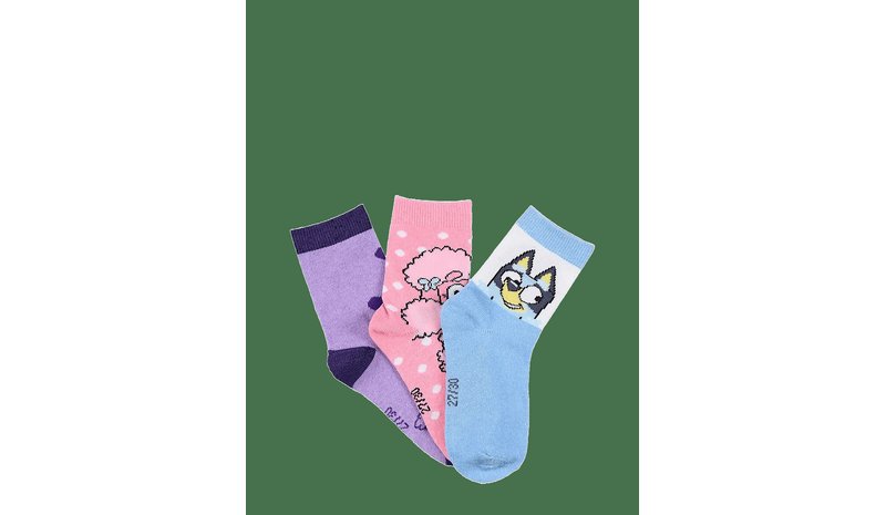 BLUEY Socks - MULTICOLOURED - 27/30