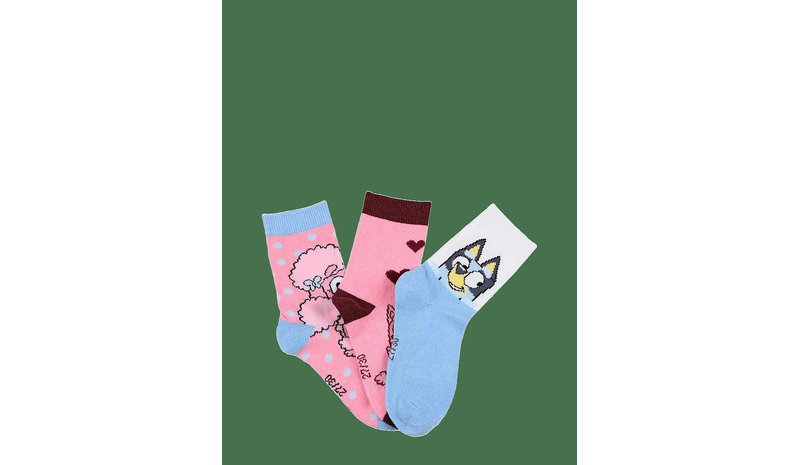 BLUEY Socks - PINK - 31/34 – kuva 1/2