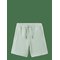 MANGO Cotton Shorts With Drawstring - TURQUOISE - AQUA - 140 – kuva 1