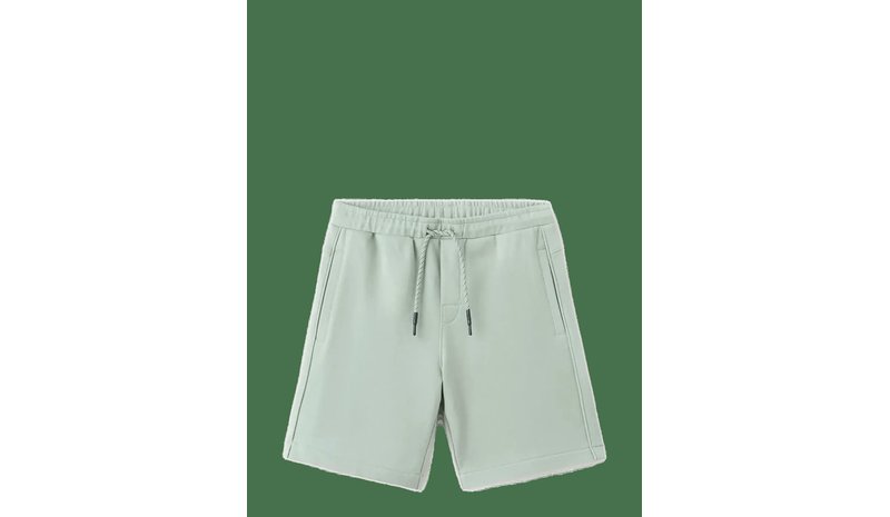 MANGO Cotton Shorts With Drawstring - TURQUOISE - AQUA - 152 – kuva 1/2