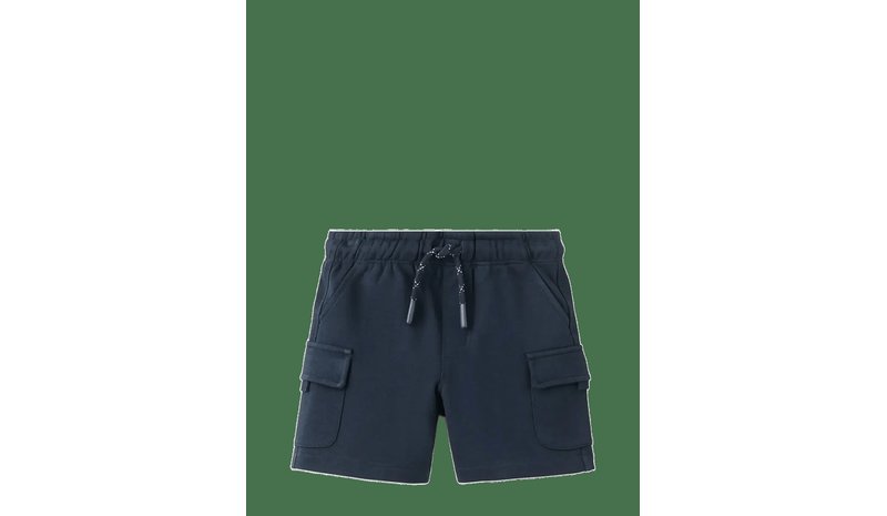 MANGO Drawstring Cargo Bermuda Shorts - NAVY - 104 – kuva 1/2