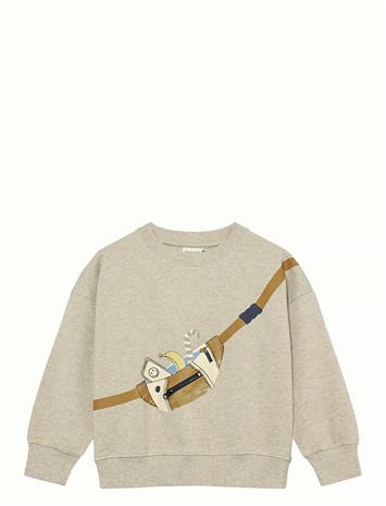 MINYMO Sweatshirt Ls - BEIGE MELANGE - 110 – kuva 1/4
