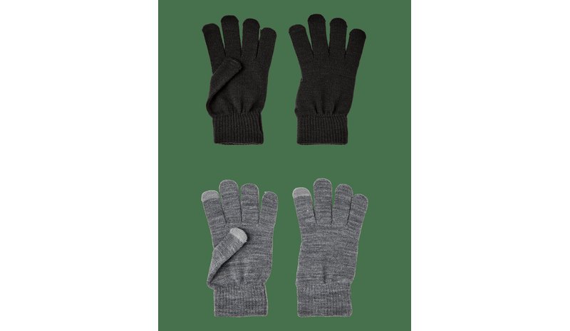 NAME IT Nknmagic Gloves Touch 2P - BLACK - 6 – kuva 1/2
