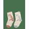 MINYMO Socks W. 3D Effect (2-Pack) - CANYON CLAY - 19\22 – kuva 1