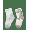 MINYMO Socks W. 3D Effect (2-Pack) - WILLAM GRAY - 19\22 – kuva 1